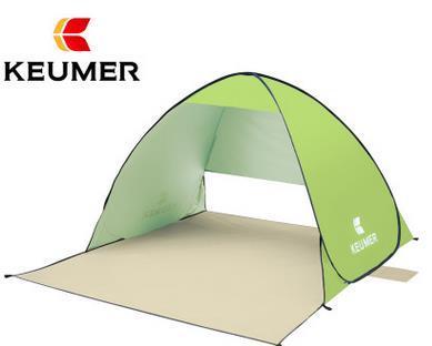 Keumer Beach Tent Pop Up Open Camping Tent Fishing Hiking Outdoor Automatic-Gocamp-green-Bargain Bait Box