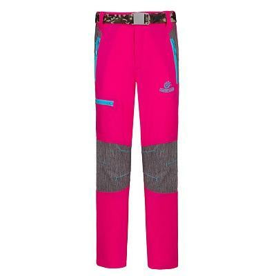 Kids Quick Dry Breathable Pants Outdoor Sports Waterproof Girls&Boys Brand-Mountainskin Outdoor-Rose-S-Bargain Bait Box