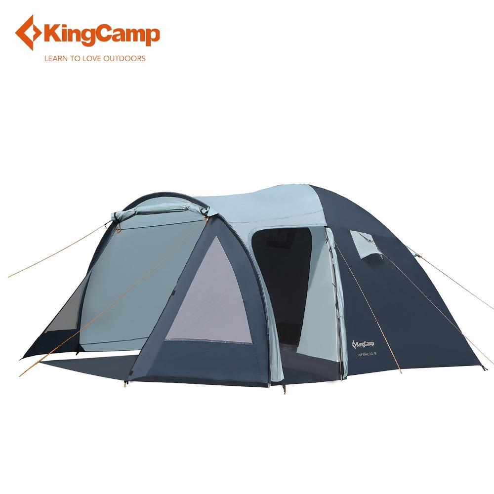 Kingcamp Camping Tent Ultralight Large Space Fire-Resistant 3-Person Tent-KingCamp Official Store-Bargain Bait Box