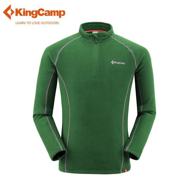 Kingcamp Men'S Winter Fleece Jacket Outdoor Soft Sweater Male Thicken Sport-KingCamp Official Store-Green-L-Bargain Bait Box