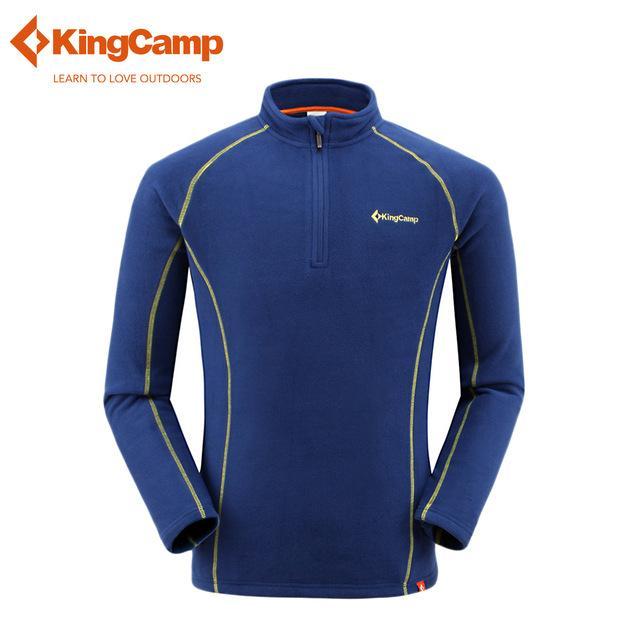 Kingcamp Men&#39;S Winter Fleece Jacket Outdoor Soft Sweater Male Thicken Sport-KingCamp Official Store-Navy-L-Bargain Bait Box