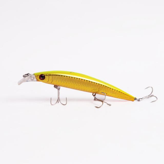 Kingdom Fishing Lure Floating Bait Minnow 125Mm 23G With Strong Hooks Five Color-KINGDOM FISHING TACKLE STORE-c751-Bargain Bait Box