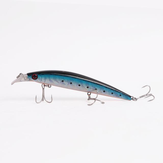 Kingdom Fishing Lure Floating Bait Minnow 125Mm 23G With Strong Hooks Five Color-KINGDOM FISHING TACKLE STORE-c752-Bargain Bait Box