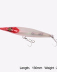 Kingdom Fishing Lure Floating Top Water Pencil Asturie 90Mm 12G/110Mm-KINGDOM FISHING TACKLE STORE-color 01 130mm-Bargain Bait Box