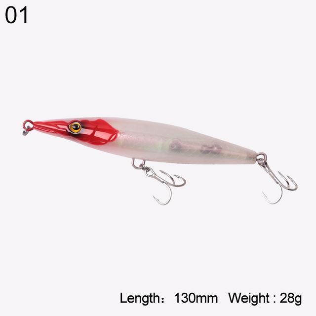 Kingdom Fishing Lure Floating Top Water Pencil Asturie 90Mm 12G/110Mm-KINGDOM FISHING TACKLE STORE-color 01 130mm-Bargain Bait Box