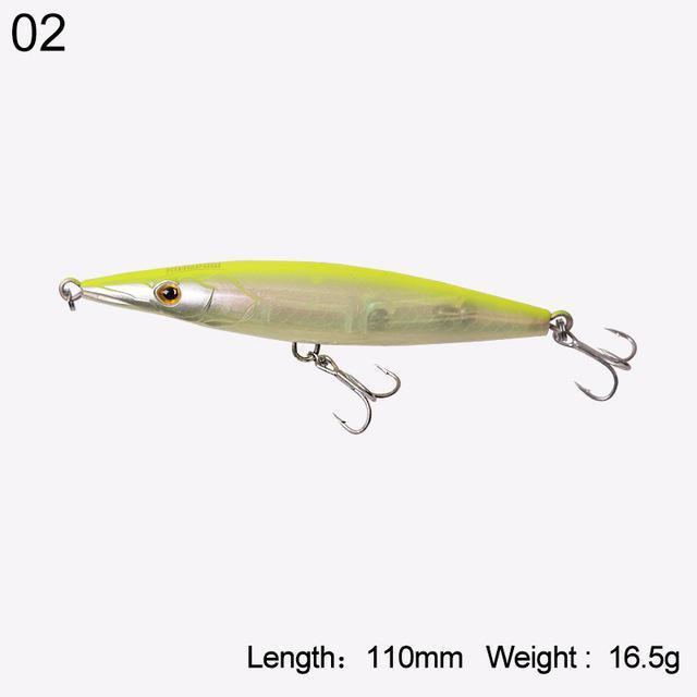 Kingdom Fishing Lure Floating Top Water Pencil Asturie 90Mm 12G/110Mm-KINGDOM FISHING TACKLE STORE-color 02 110mm-Bargain Bait Box