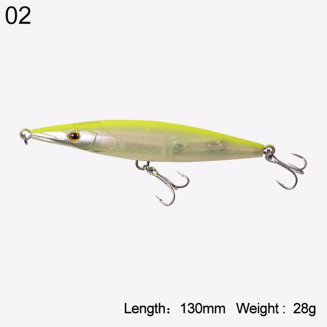 Kingdom Fishing Lure Floating Top Water Pencil Asturie 90Mm 12G/110Mm-KINGDOM FISHING TACKLE STORE-color 02 130mm-Bargain Bait Box