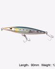 Kingdom Fishing Lure Floating Top Water Pencil Asturie 90Mm 12G/110Mm-KINGDOM FISHING TACKLE STORE-color 03 90mm-Bargain Bait Box
