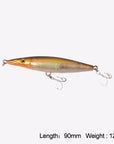 Kingdom Fishing Lure Floating Top Water Pencil Asturie 90Mm 12G/110Mm-KINGDOM FISHING TACKLE STORE-color 04 90mm-Bargain Bait Box