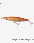 Kingdom Fishing Lure Floating Top Water Pencil Asturie 90Mm 12G/110Mm-KINGDOM FISHING TACKLE STORE-color 05 90mm-Bargain Bait Box