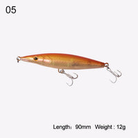 Kingdom Fishing Lure Floating Top Water Pencil Asturie 90Mm 12G/110Mm-KINGDOM FISHING TACKLE STORE-color 05 90mm-Bargain Bait Box