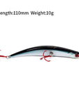 Kingdom Floating Pencil 110Mm 10G /86Mm 6.5G Fishing Lure Hard Plastic Baits-KINGDOM FISHING TACKLE STORE-ln37 10g-Bargain Bait Box