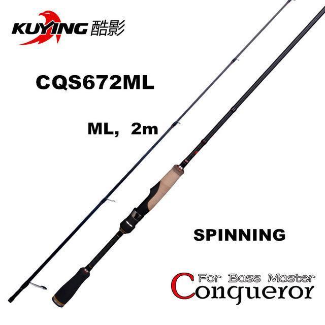 Kuying Conqueror 1.98M 2.0M 2.07M Fast Action Casting Spinning Fishing Lure-Baitcasting Rods-kuying Official Store-Orange-Bargain Bait Box