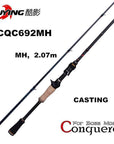 Kuying Conqueror 1.98M 2.0M 2.07M Fast Action Casting Spinning Fishing Lure-Baitcasting Rods-kuying Official Store-Violet-Bargain Bait Box