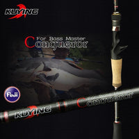 Kuying Conqueror 1.98M 2.0M 2.07M Fast Action Casting Spinning Fishing Lure-Baitcasting Rods-kuying Official Store-White-Bargain Bait Box