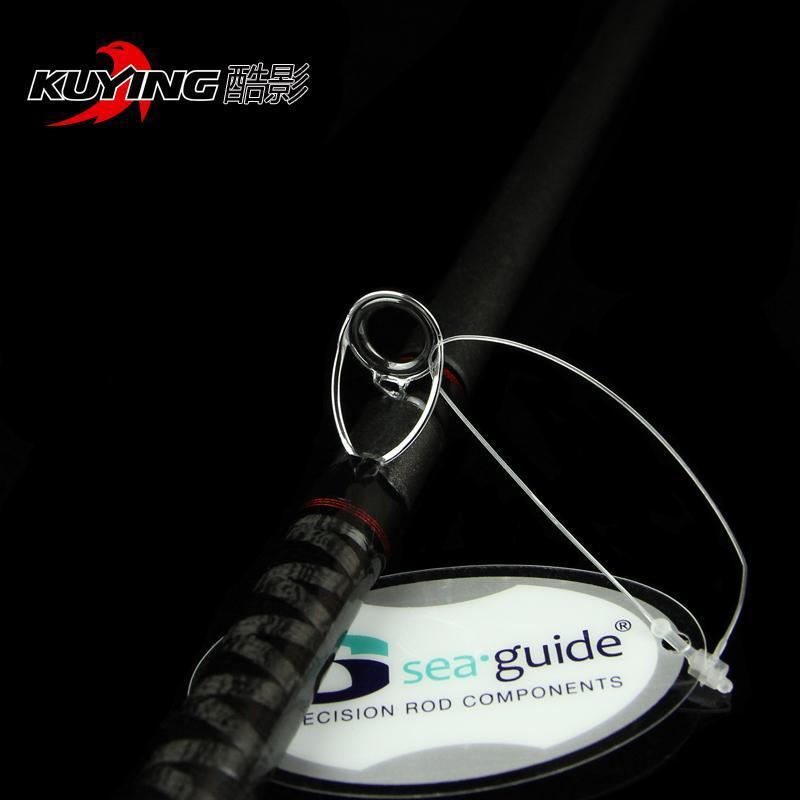 Kuying Snatch 2.1M 2.28M Super Hard Xh Carbon Casting Lure Fishing Rod Pole 2-Baitcasting Rods-kuying Official Store-White-Bargain Bait Box
