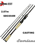 Kuying Swordsman 1.98M 2.07M Carbon Pocket Mini Travel Casting Spinning Lure-Spinning Rods-kuying Official Store-Light Grey-Bargain Bait Box