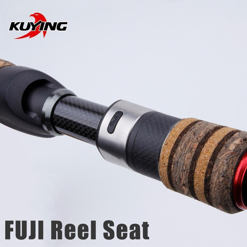 Kuying Teton 1.98M Soft Casting Spinning Lure Fishing Rod Pole Cane Light 2-Spinning Rods-kuying Official Store-White-Bargain Bait Box