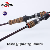Kuying Teton L 1.98M Casting Spinning Lure Fishing Rod Soft Pole Cane Light 2-Spinning Rods-kuying Official Store-White-Bargain Bait Box