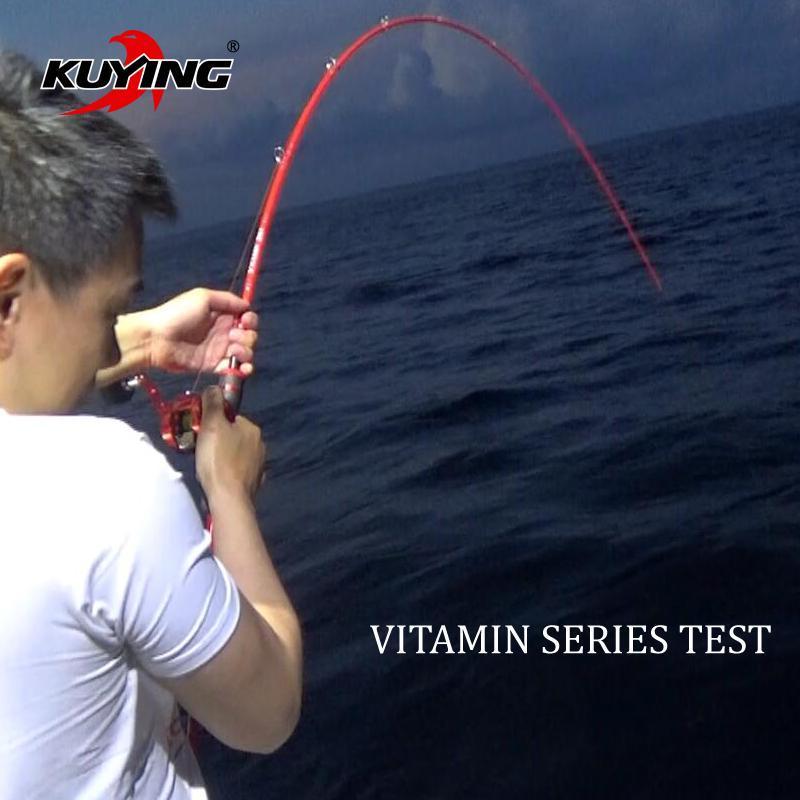 Kuying Vitamin Sea 1.5 Sections 2.04M Casting Spinning Carbon Lure Fishing-Spinning Rods-kuying Official Store-White-Bargain Bait Box