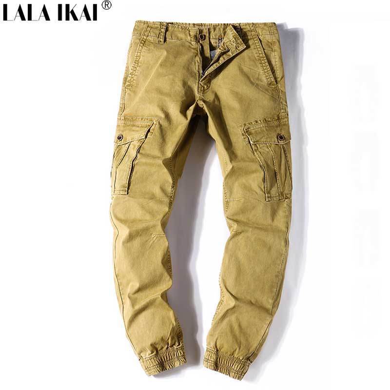 Lala Ikai Hiking Trousers For Men Spring No Belt Outdoor Fitness Comfortable-fishing pants-King's Sports Base-Gray-M-Bargain Bait Box