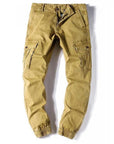 Lala Ikai Hiking Trousers For Men Spring No Belt Outdoor Fitness Comfortable-fishing pants-King's Sports Base-Khaki-M-Bargain Bait Box
