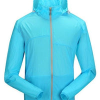 Lanbaosi Sports Men'S Jackets Hooded Waterproof Quick-Drying Sunscreen Ing-Hoodies-Bargain Bait Box-SKy blue-M-Bargain Bait Box