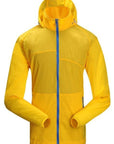 Lanbaosi Sports Men'S Jackets Hooded Waterproof Quick-Drying Sunscreen Ing-Hoodies-Bargain Bait Box-Yellow-M-Bargain Bait Box
