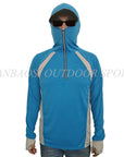 Lanbaosi Sun Uv Protection Fishing Clothing For Men Quick Dry Shirt Long-LANBAOSI Official Store-Blue-M-Bargain Bait Box
