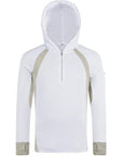 Lanbaosi Sun Uv Protection Fishing Clothing For Men Quick Dry Shirt Long-LANBAOSI Official Store-White-M-Bargain Bait Box