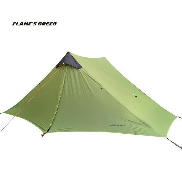 Lanshan 2 Flame&#39;S Creed 2 Person Oudoor Ultralight Camping Tent 3 Season-YUKI SHOP-Green-Bargain Bait Box