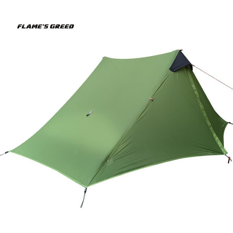 Lanshan 2 Flame'S Creed 2 Person Oudoor Ultralight Camping Tent 3 Season-YUKI SHOP-White-Bargain Bait Box