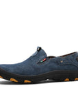 Lanti Kast Men Hiking Shoes Outdoor Mountain Climbing Men Leather Sneaker High-LANTI KAST Official Store-Blue-6.5-Bargain Bait Box