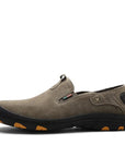 Lanti Kast Men Hiking Shoes Outdoor Mountain Climbing Men Leather Sneaker High-LANTI KAST Official Store-Gray-6.5-Bargain Bait Box