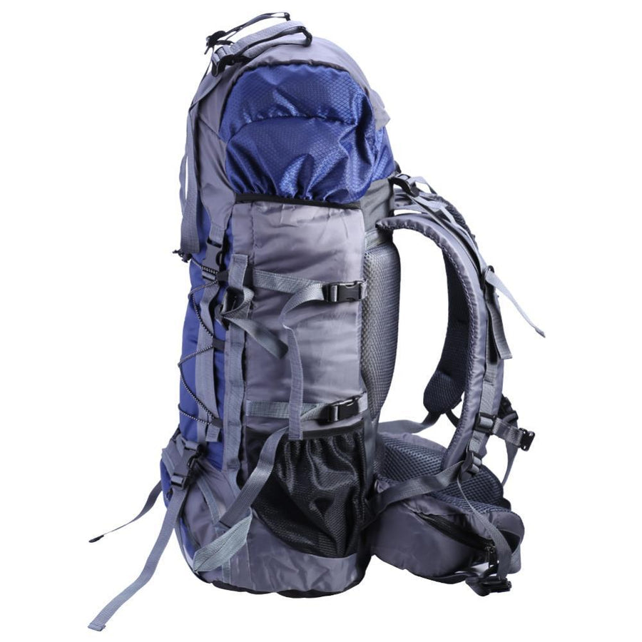 Large 60L Outdoor Backpack Travel Climbing Backpacks Waterproof Rucksack-Splendidness-Black Color-Bargain Bait Box