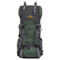 Large 60L Outdoor Backpack Travel Climbing Backpacks Waterproof Rucksack-Splendidness-Green Color-Bargain Bait Box