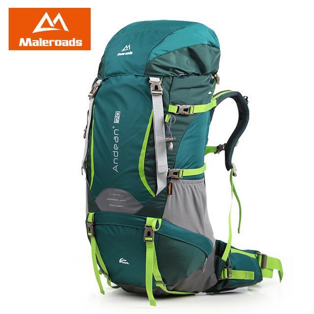 Large 70L! Maleroads Professional Camping Equipment Mountain Climbing Backpack-Maleroads Outdoor Sport Store-Peacock Blue 70L-Bargain Bait Box