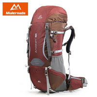Large 70L! Maleroads Professional Camping Equipment Mountain Climbing Backpack-Maleroads Outdoor Sport Store-Purplish Red 70L-Bargain Bait Box