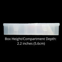Large Plastic Adjustable Compartment Fishing Lure Tackle Box-Compartment Boxes-Bargain Bait Box-Large-Bargain Bait Box