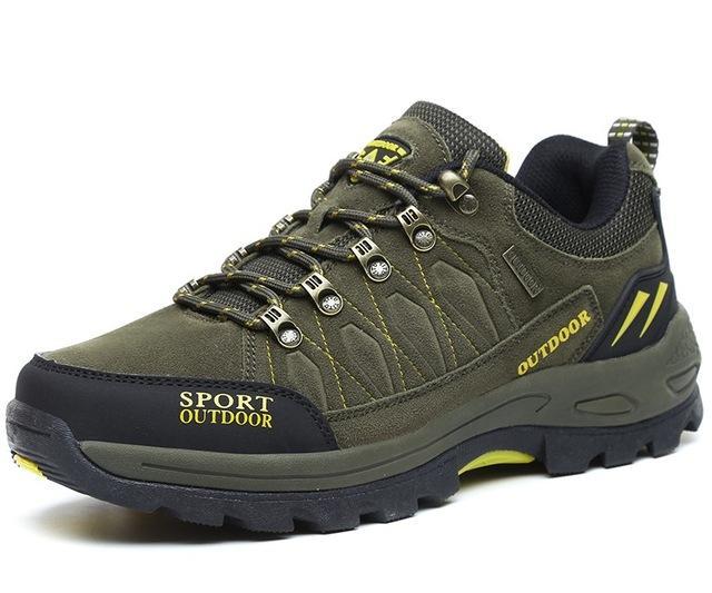 Large Size 36-45 46 47 Men And Women&#39;S Hiking Shoes Winter Anti-Skidding-beipuwolf Official Store-Men army green-5.5-Bargain Bait Box