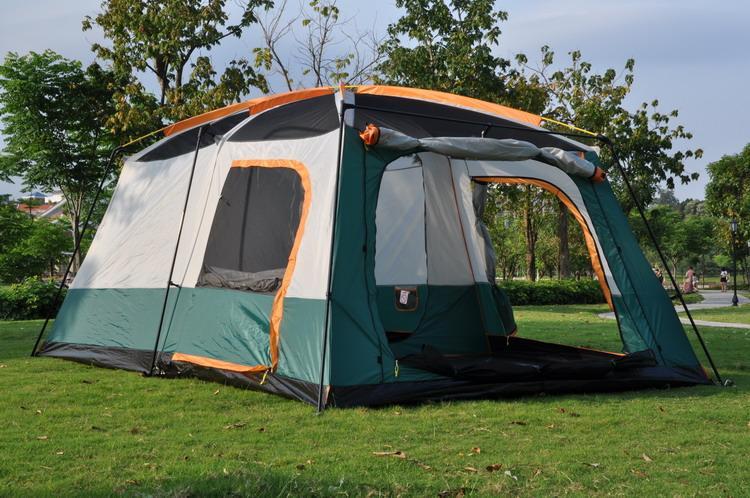 Large Tent Family Waterproof Double Layer 8 10 12 Person Cabin Tent Two Living-Toplander Outdoor Store-Bargain Bait Box