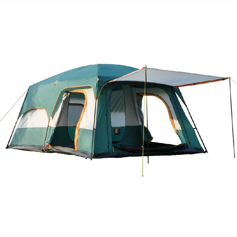 Large Tent Family Waterproof Double Layer 8 10 12 Person Cabin Tent Two Living-Toplander Outdoor Store-Bargain Bait Box