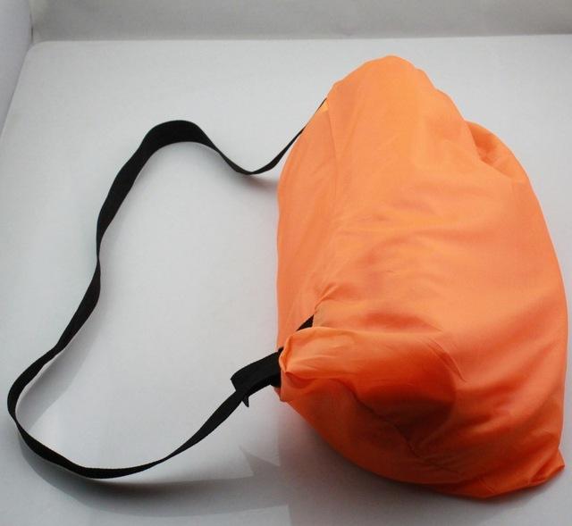 Lazy Air Bag Fast Inflatable Hangout Sleep Hiking Camping Ultralight Beach-SUPPLIER OF OUTDOOR EQUIPMENT Store-orange-Bargain Bait Box