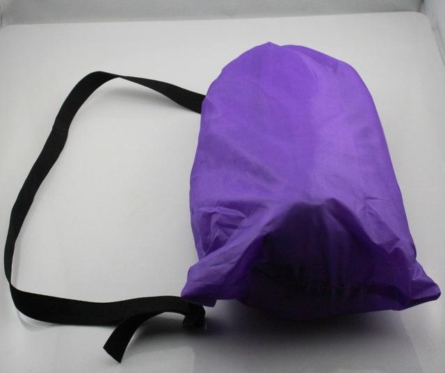 Lazy Air Bag Fast Inflatable Hangout Sleep Hiking Camping Ultralight Beach-SUPPLIER OF OUTDOOR EQUIPMENT Store-purple-Bargain Bait Box