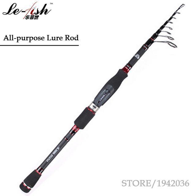 Le-Fish Lure Rod Spinning Fishing Rod Telescopic Lure Fishing Rod 2.1M 6 Section-Telescoping Fishing Rods-le-fish Official Store-Bargain Bait Box