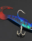 Lead Head Hook Fish 18G 95Mm 2Pcs/Lot Classic Flexible Swimbaits Bait Tackle-Rigged Plastic Swimbaits-Bargain Bait Box-color 5-Bargain Bait Box