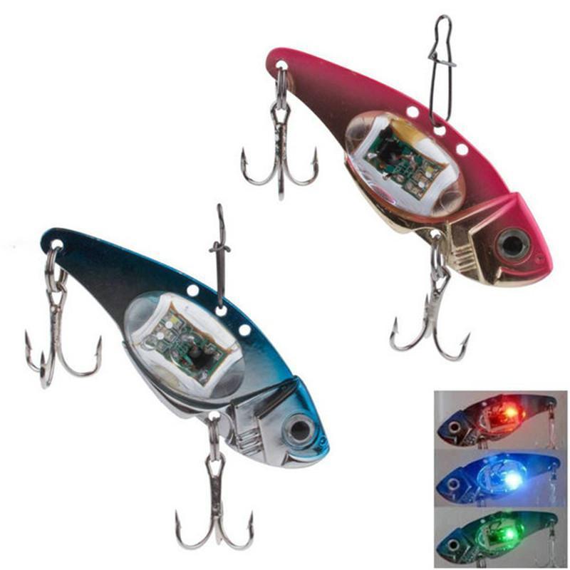 Led Light Fishing Lure Treble Hook Electronic Fishing Lamp Bait Tackle Fish Lure-Fun Sunday Shop-Blue-Bargain Bait Box