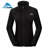 Leisure Sports Windstopper Fleece Outdoor Hiking Jacket Women Fishing-CIKRILAN Official Store-black-S-Bargain Bait Box