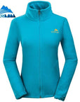 Leisure Sports Windstopper Fleece Outdoor Hiking Jacket Women Fishing-CIKRILAN Official Store-sky blue-S-Bargain Bait Box