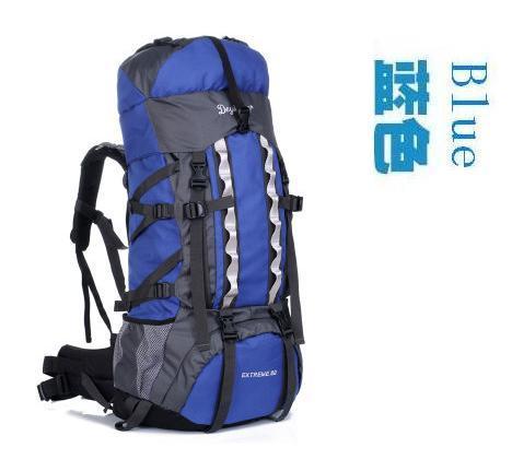 Lemochic 100L Adjustable Waterproof Mountaineering Rucksack Sports Travel Bags-Shop1397529 Store-Blue Color-Bargain Bait Box